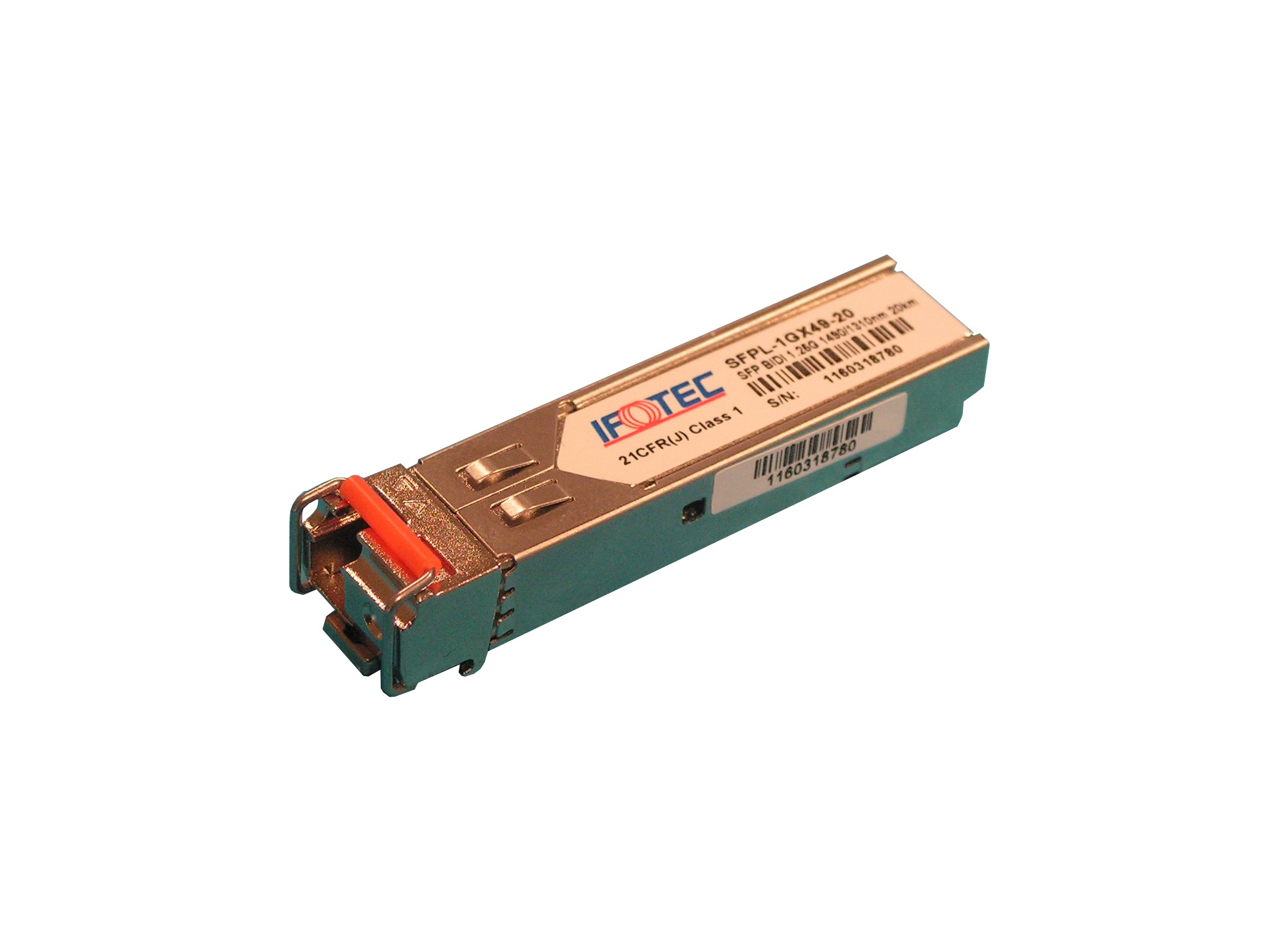Module SFP Gigabit 1000Base-BX-D - 1490nm - 20km